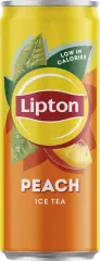 Lipton Ice Tea Peach Ledový čaj broskev plech 330 ml /24ks