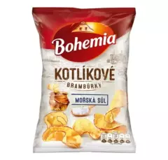 Bohemia Kotlíkové brambůrky mořská sůl 100 g