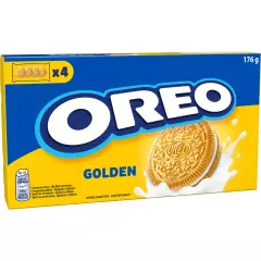 Oreo Golden Sušenky s náplní s vanilkovou příchutí 176g