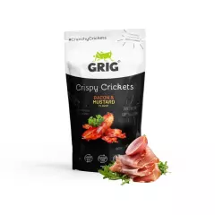 Grig křupaví cvrčci zakysaná slanina a hořčice 20 g